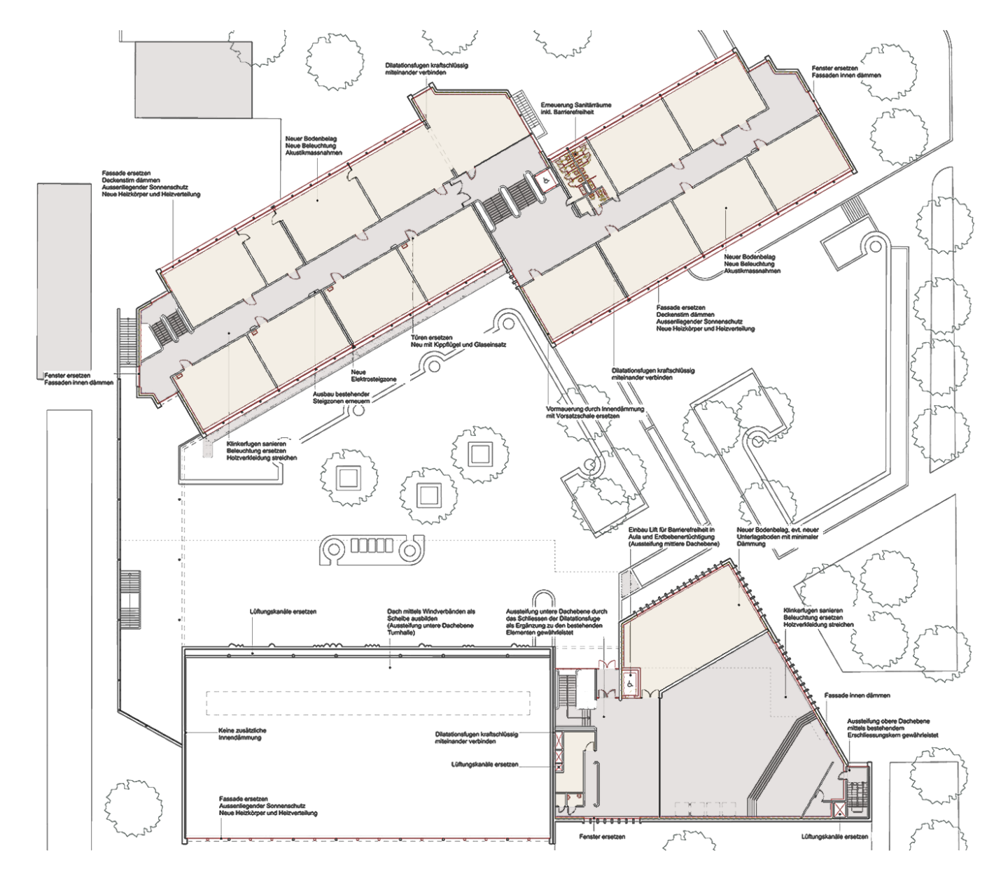 Sanierung Oberstufenzentrum Worbboden