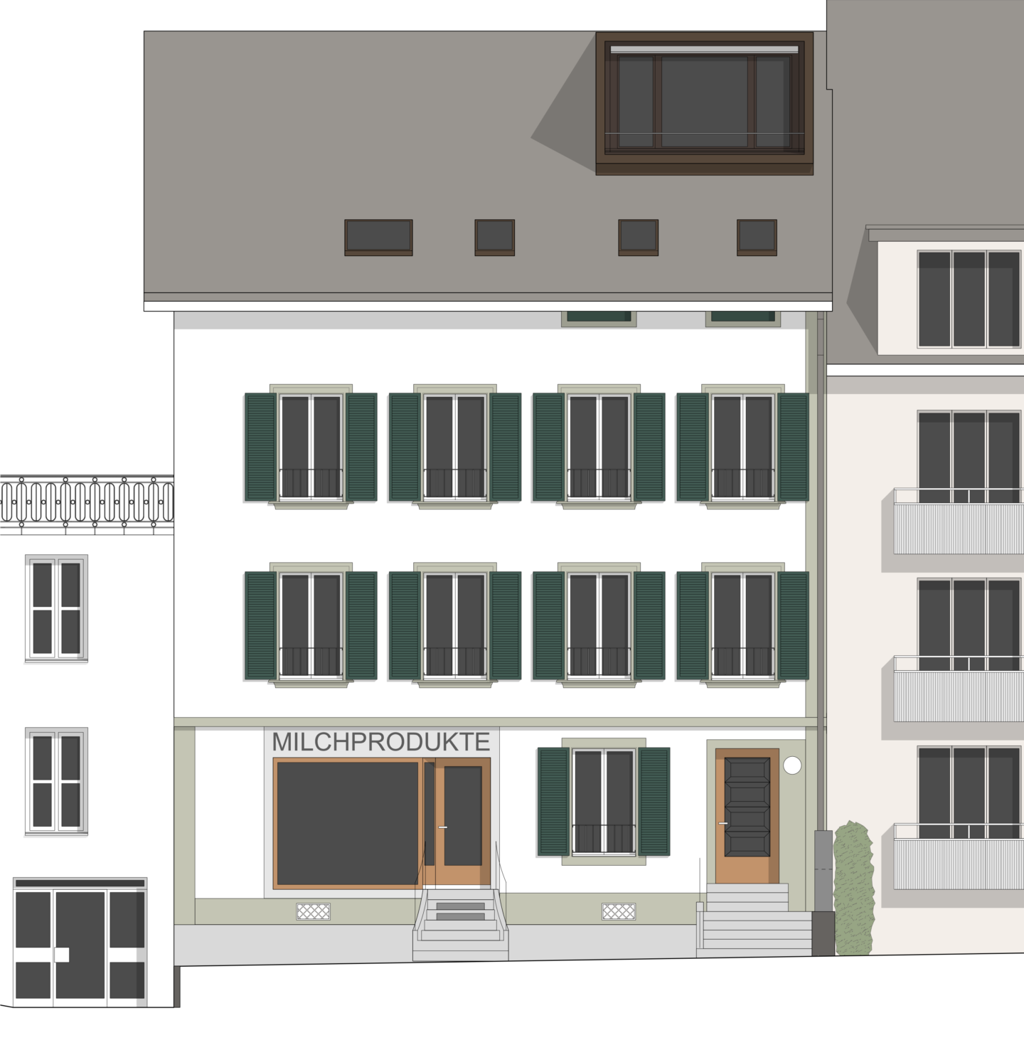 Umbau Mehrfamilienhaus Marzilistrasse